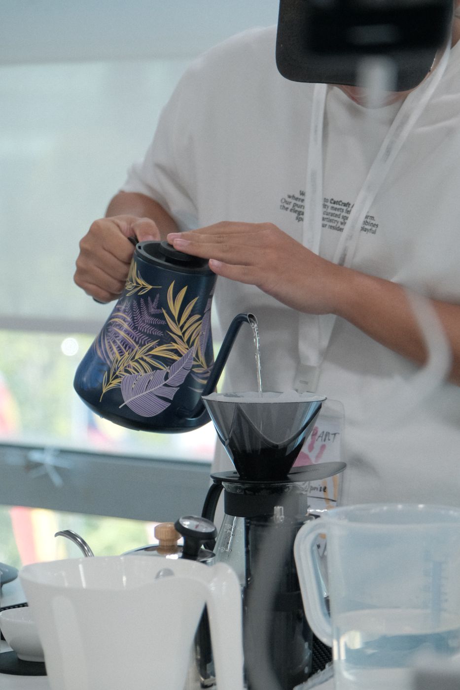 "Hands-Free" Pour-Over Contest